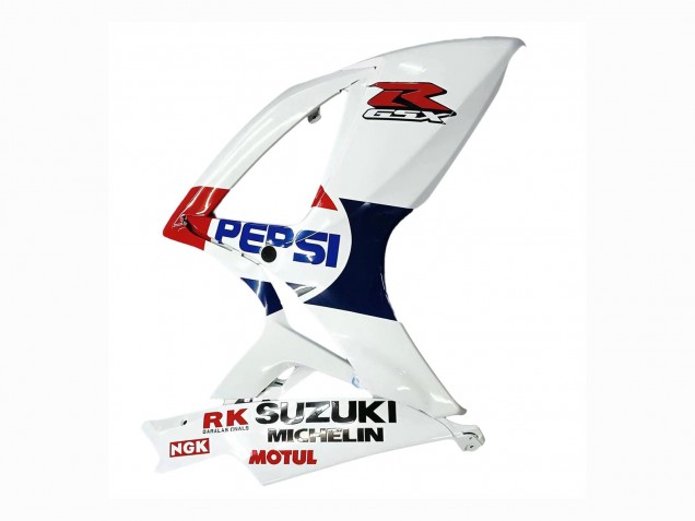 Carenados Moto Suzuki GSXR 600 / GSXR 750 2006-2007 - Blanco Rojo Amarillo Motul