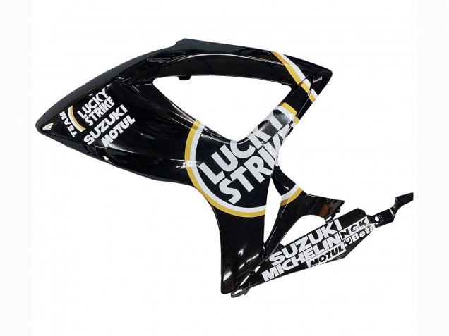 Carenados Moto Suzuki GSXR 600 / GSXR 750 2006-2007 - Negro Brillante Blanco Motul Lucky Strike