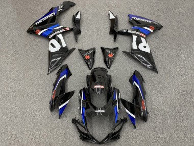 Carenados Moto Suzuki GSXR 600 / GSXR 750 2008-2010 - Negro Brillante Blanco Azul Rojo