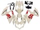 Carenados Moto Suzuki GSXR 600 / GSXR 750 2008-2010 - Crema Blanco Rojo Negro