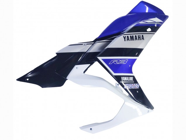Carenados Moto Yamaha YZF R3/R25 2015-2018 - Blanco Azul Negro Yamalube