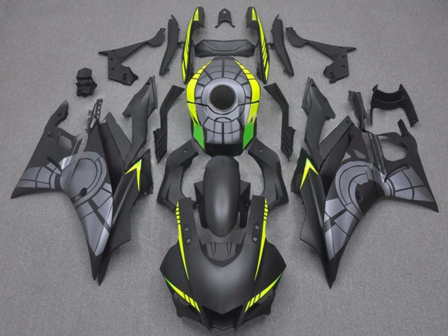 Carenados Moto Yamaha YZF R3/R25 2019-2021 - Amarillo Gris Negro Mate