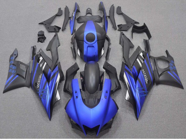 Carenados Moto Yamaha YZF R3/R25 2019-2021 - Azul Negro Mate Monstruo