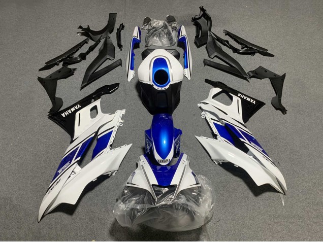 Carenados Moto Yamaha YZF R3/R25 2019-2021 - Blanco Azul Negro Yamalube