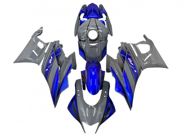 Carenados Moto Yamaha YZF R3/R25 2019-2021 - Gris Azul Negro