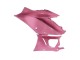 Carenado Moto Yamaha YZF R3/R25 2022-2024 - Rosa Negro