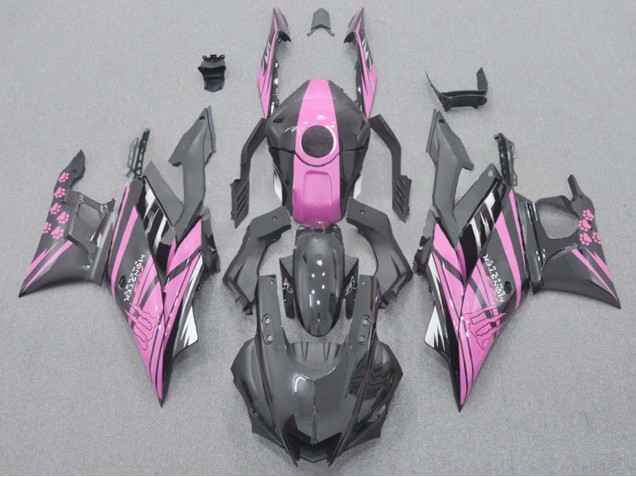 Carenados Moto Yamaha YZF R3/R25 2022-2024 - Rosa Negro Monstruo