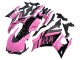 Carenados Moto Yamaha YZF R3/R25 2022-2024 - Rosa Negro Brillante Monstruo