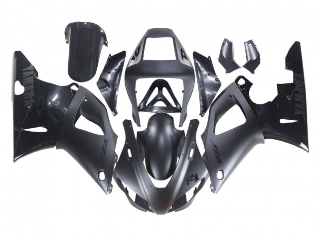 Carenados Moto Yamaha YZF 1000 R1 1998-1999 - Negro Mate Negro Brillante