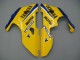 Carenados Moto Yamaha YZF 1000 R1 2000-2001 - Blanco Amarillo Azul Motul Camello