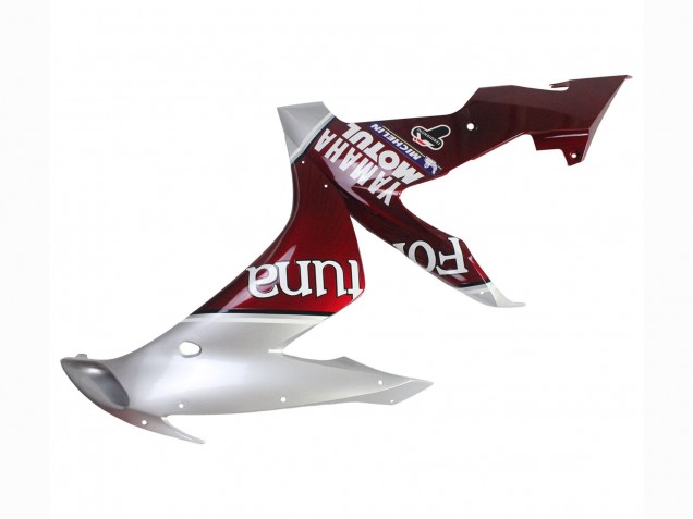 Carenados Moto Yamaha YZF 1000 R1 2004-2006 - Plata Rojo Fortuna Motul