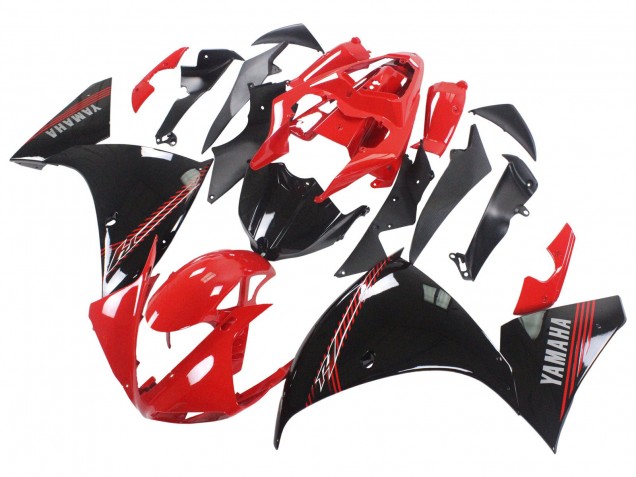 Carenado Moto Yamaha YZF 1000 R1 2009-2011 - Rojo Negro