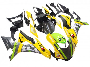 Carenados Moto Yamaha YZF 1000 R1 2015-2019 - Amarillo Verde Tiburón