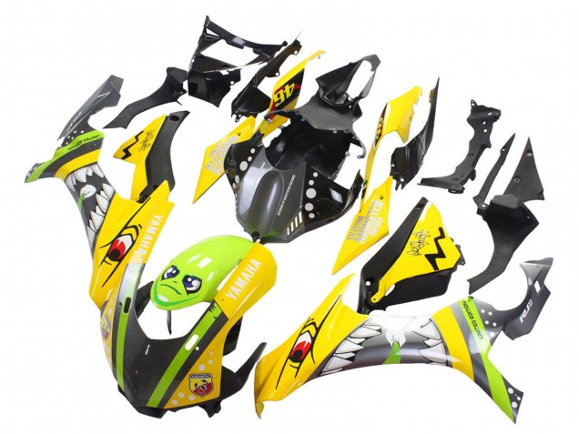 Carenados Moto Yamaha YZF 1000 R1 2015-2019 - Amarillo Verde Tiburón