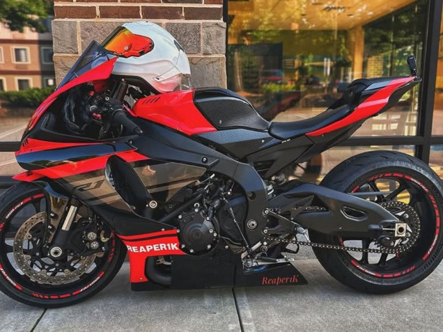 Carenados Moto Yamaha YZF 1000 R1 2015-2019 - Rojo Negro Plata