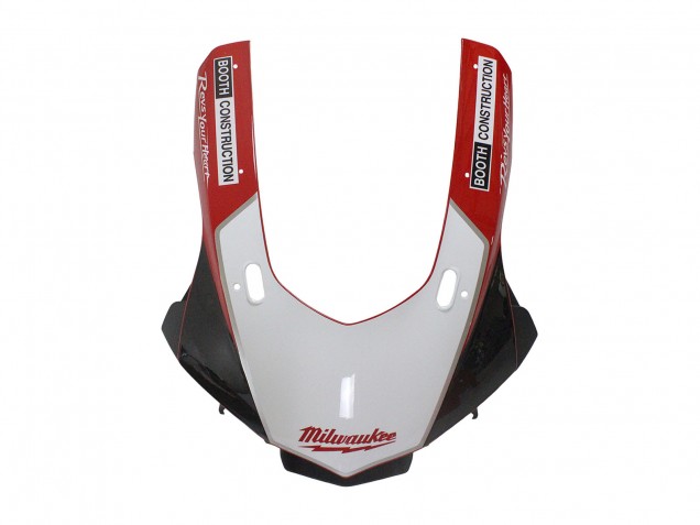 Carenado Moto Yamaha YZF 1000 R1 2015-2019 - Blanco Rojo Negro Milwaukee