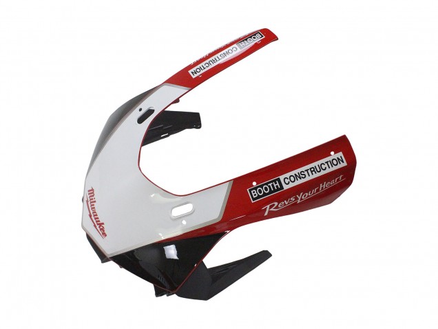 Carenado Moto Yamaha YZF 1000 R1 2015-2019 - Blanco Rojo Negro Milwaukee