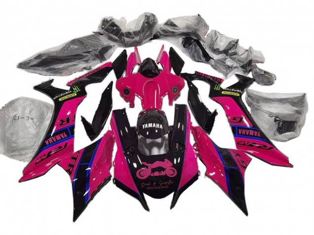 Carenados Moto Yamaha YZF 1000 R1 2020-2025 - Rosa Negro Azul