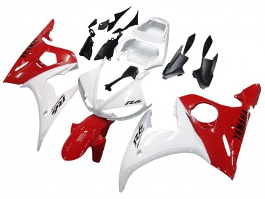 Carenados Moto Yamaha YZF R6S 2006-2009 - Blanco Rojo