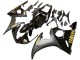 Carenados Moto Yamaha YZF R6S 2006-2009 - Negro Brillante Negro Mate Oro Calcomanías