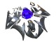 Carenados Moto Yamaha YZF R6S 2006-2009 - Azul Negro Mate