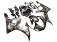 Carenados Moto Yamaha YZF R6S 2006-2009 - Gris Negro Mate Geométrico