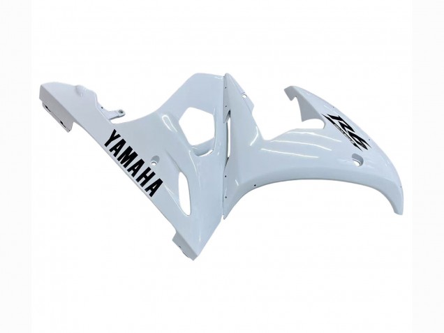 Carenados Moto Yamaha YZF R6S 2006-2009 - Blanco Negro Calcomanías