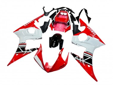 Carenados Moto Yamaha YZF R6S 2006-2009 - Rojo Blanco Negro