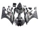 Carenados Moto Yamaha YZF 600 R6 2006-2007 - Negro Mate Plata Llama
