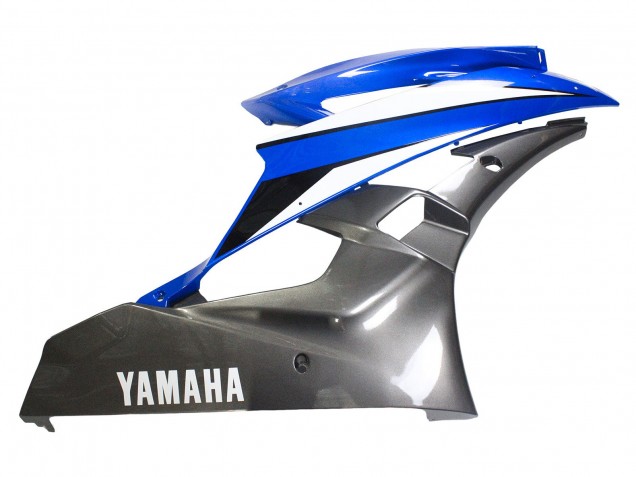Carenados Moto Yamaha YZF 600 R6 2006-2007 - Azul Blanco Negro Brillante