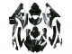 Carenados Moto Yamaha YZF 600 R6 2006-2007 - Negro Brillante Negro Mate Blanco Motul Michelin