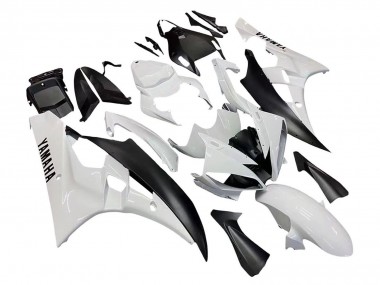 Carenados Moto Yamaha YZF 600 R6 2006-2007 - Blanco Negro Mate