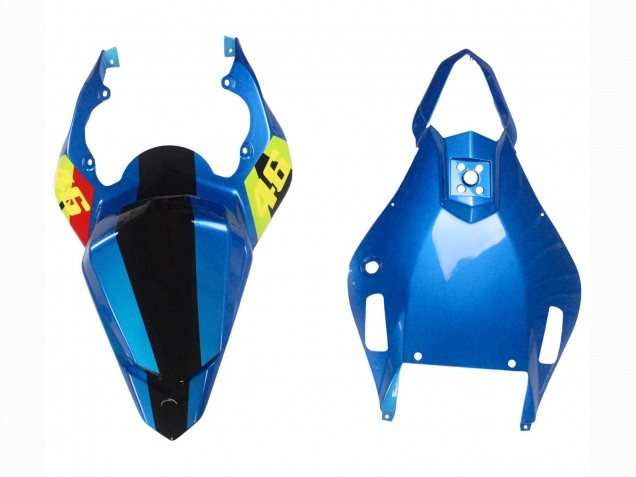 Carenados Moto Yamaha YZF 600 R6 2006-2007 - Azul Neon Verde Negro Tiburón