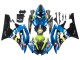 Carenados Moto Yamaha YZF 600 R6 2006-2007 - Azul Neon Verde Negro Tiburón