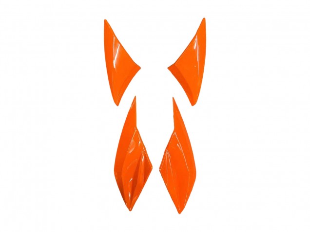 Carenados Moto Kawasaki Z1000 2010-2013 - Naranja Negro Brillante
