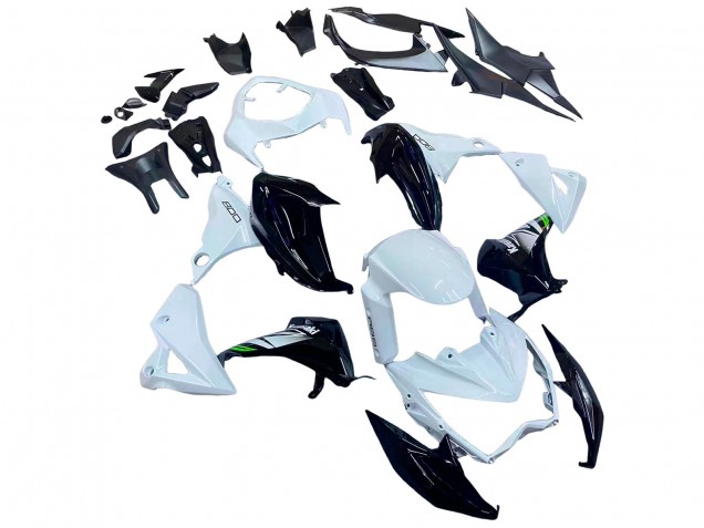Carenados Moto Kawasaki Z800 2013-2018 - Blanco Negro Brillante Verde