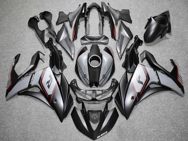 Carenados Moto Yamaha YZF R3 2015-2018 - Nardo Gris Rojo Negro