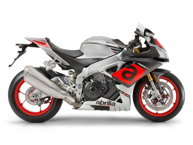Carenados Moto Aprilia RSV4 1000 2016-2020 - Plata Rojo Negro