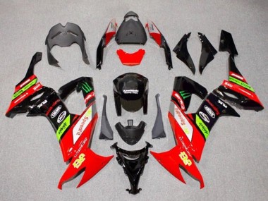 Carenados Moto Kawasaki ZX10R 2008-2010 - Rojo Verde Negro Amarillo