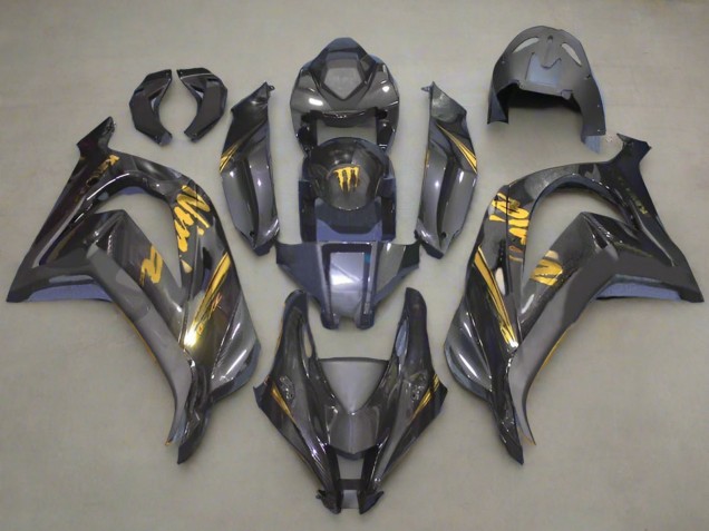 Carenados Moto Kawasaki ZX10R 2016-2020 - Falso FibraCarbono Oro