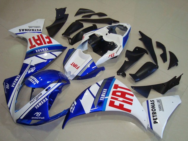Carenados Moto Yamaha YZF R1 2012-2014 - Blanco Azul Rojo Fiat