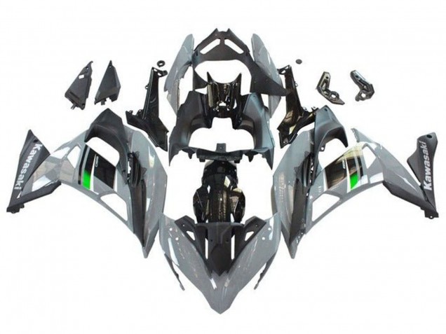 Carenados Moto Kawasaki Ninja 650 EX650 2017-2019 - Gris Negro Verde