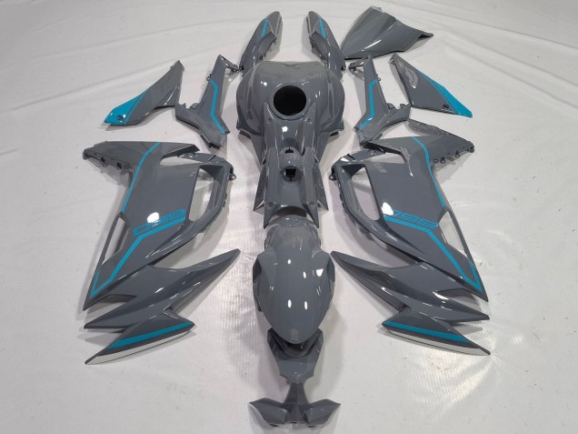 Carenados Moto Kawasaki Ninja 650 EX650 2020-2025 - Gris Azul