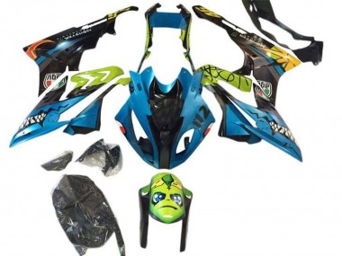 Carenados Moto BMW S1000RR 2015-2016 - Amarillo Azul Negro Tiburón