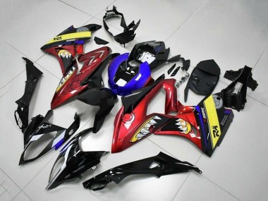 Carenados Moto BMW S1000RR 2015-2016 - Azul Rojo Amarillo Negro Tiburón