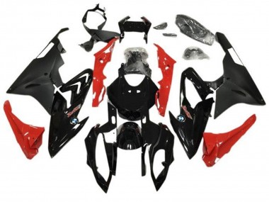 Carenados Moto BMW S1000RR 2015-2016 - Negro Brillante Negro Mate Rojo