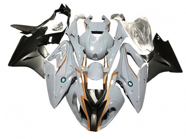 Carenados Moto BMW S1000RR 2015-2016 - Nardo Gris Oro Negro Mate