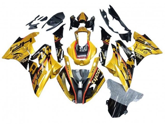 Carenados Moto BMW S1000RR 2015-2016 - Oro Negro Tyco