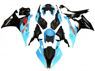 Carenados Moto BMW S1000RR 2019-2022 - Azul Claro Negro Rojo