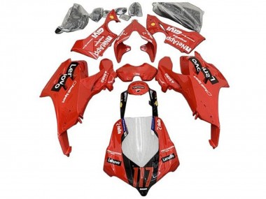 Carenados Moto Ducati Panigale V4 V4S 2020-2021 - Rojo Negro Brillante Lenovo 117